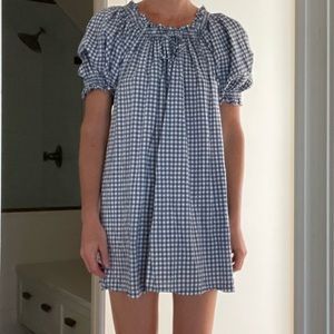 Doen cotton blend mini dress